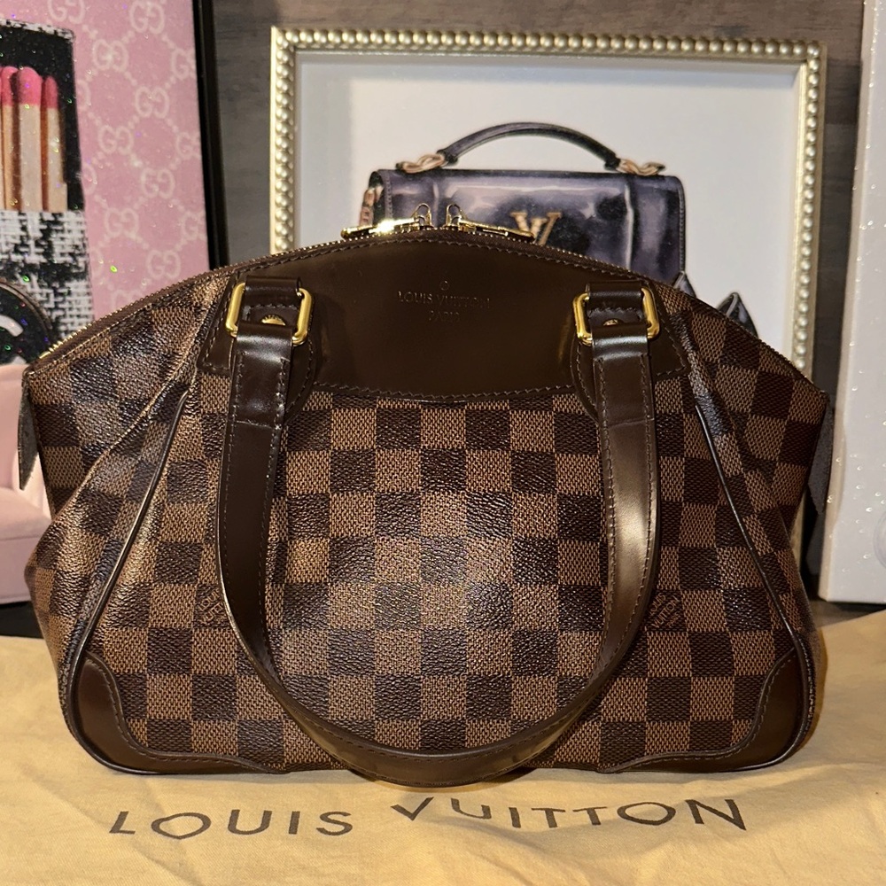 Louis Vuitton PM Verona Damier Ebene Shoulder Bag